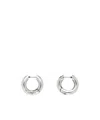 Ann Demeulemeester Mariela Anatomic Loop Earrings In White