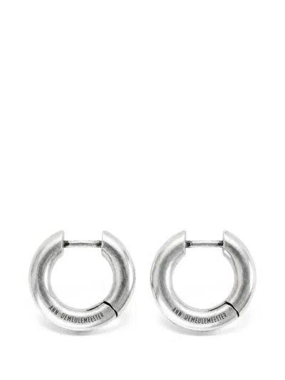 Ann Demeulemeester Mariela Loop Earrings In 银色