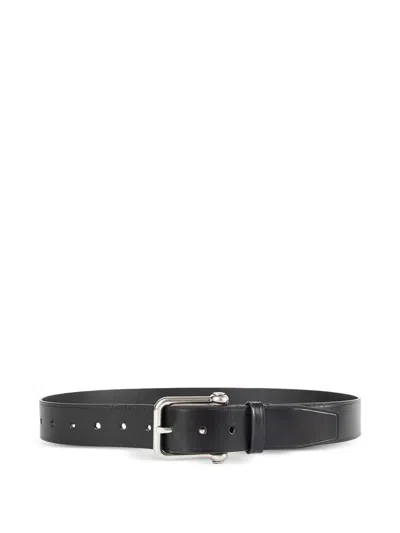 Ann Demeulemeester Marin Buckle Archive Belt In Green
