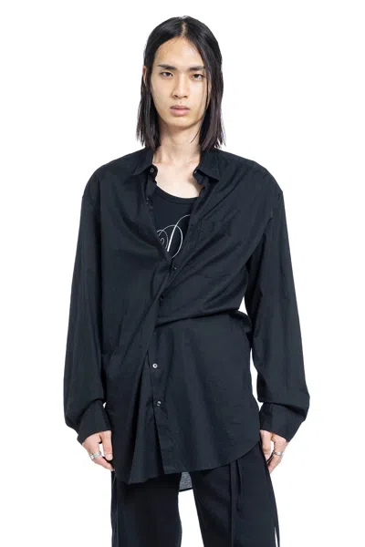 Ann Demeulemeester Mark High Comfort Shirt In Black