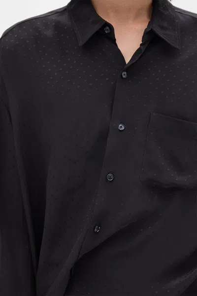 Ann Demeulemeester Mark High Comfort Shirt In Black
