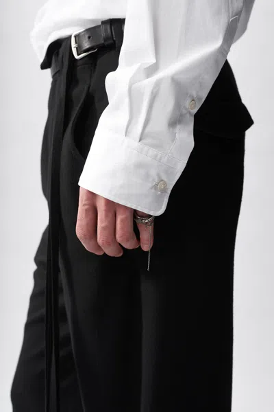 Ann Demeulemeester Mark High Comfort Shirt Popeline In Multicolor