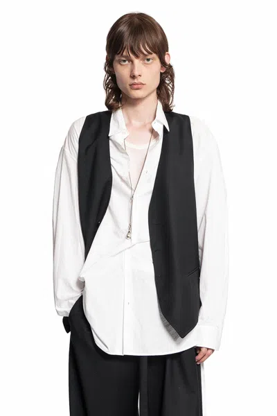 Ann Demeulemeester Mark High Comfort Shirt In White