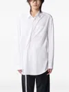 Ann Demeulemeester Mark High Comfort Striped Popeline Shirt