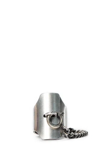 Ann Demeulemeester Martine Lockring In Metallic