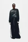 Ann Demeulemeester Matleen X-long Kaftan Dress In Multicolor