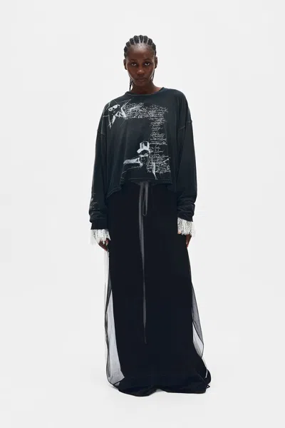 Ann Demeulemeester Matleen X-long Kaftan Dress In Multicolor