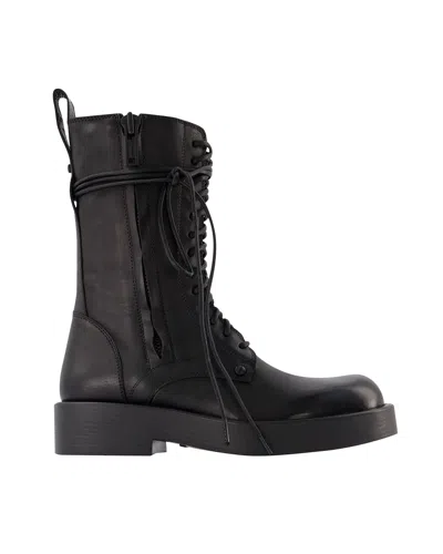 Ann Demeulemeester Maxim Ankle Boots In Black Leather