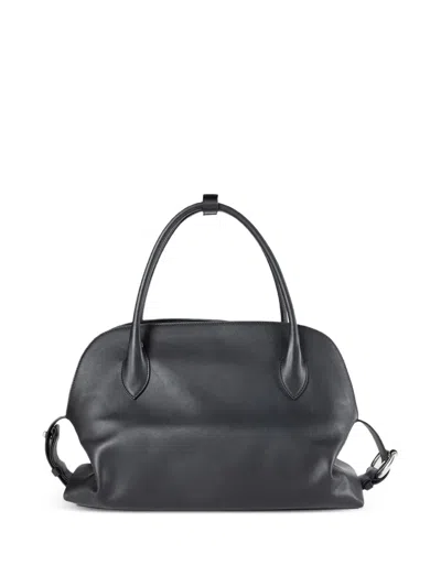 Ann Demeulemeester 돌리 레더 미디엄 토트 백 In Black