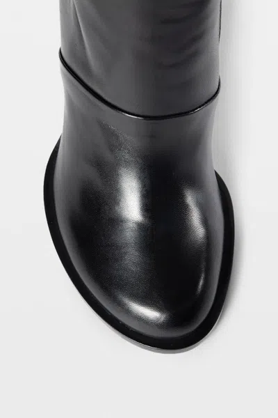 Ann Demeulemeester Mely High Heeled Ankle Boots In Black