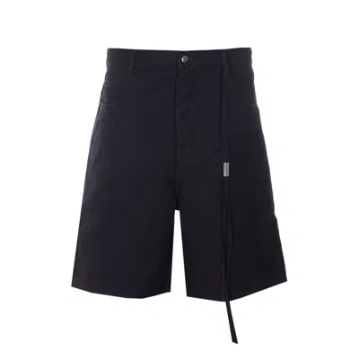 Ann Demeulemeester Narve Relaxed-fit Bermuda Shorts In Black