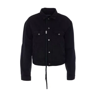 Ann Demeulemeester Single-breasted Long-sleeved Shirt In Black