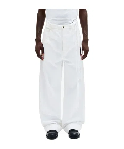 Ann Demeulemeester Michael Trousers In White