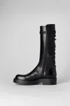 Ann Demeulemeester Mick Lace-up Leather Combat Boots In Multicolor
