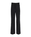 Ann Demeulemeester Mid-rise Tailored Trousers In Black