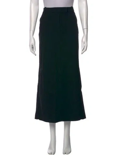Pre-owned Ann Demeulemeester Midi Length Skirt In Black