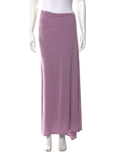 Pre-owned Ann Demeulemeester Midi Length Skirt In Purple