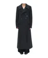 Ann Demeulemeester Miles Long Coat In Black