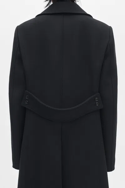 Ann Demeulemeester Miles Long Coat In Black