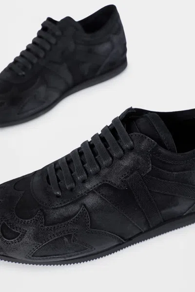 Ann Demeulemeester Milton Low-top Boxing Sneakers In Black