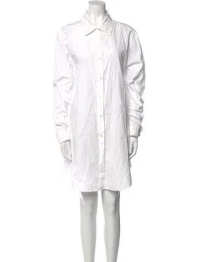 Pre-owned Ann Demeulemeester Mini Dress In Neutral