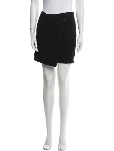 Pre-owned Ann Demeulemeester Mini Shorts In Black