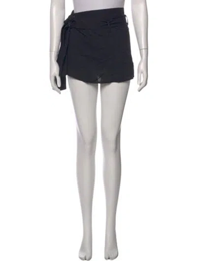 Pre-owned Ann Demeulemeester Mini Skirt In Black