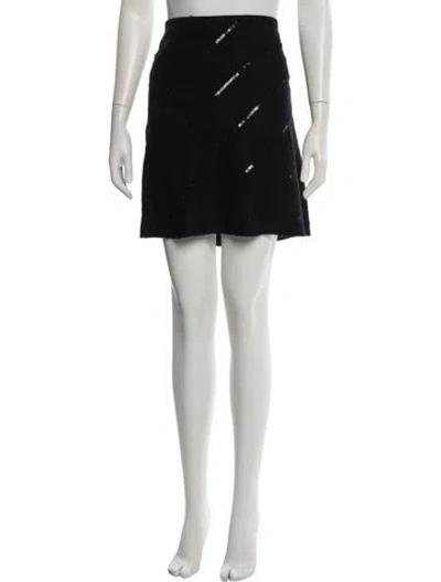 Pre-owned Ann Demeulemeester Mini Skirt In Black
