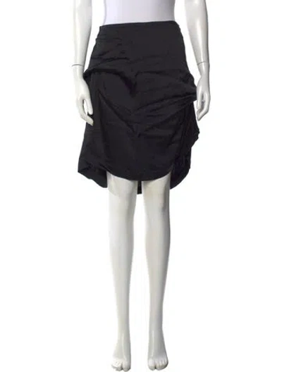 Pre-owned Ann Demeulemeester Mini Skirt In Black