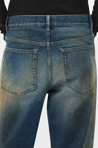 Ann Demeulemeester Modest 5 Pockets Relaxed Flared Trousers In Multicolor