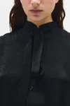 Ann Demeulemeester Moni Cropped Shirt In Multicolor