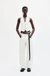 Ann Demeulemeester Monique Micro Waistcoat In Multicolor