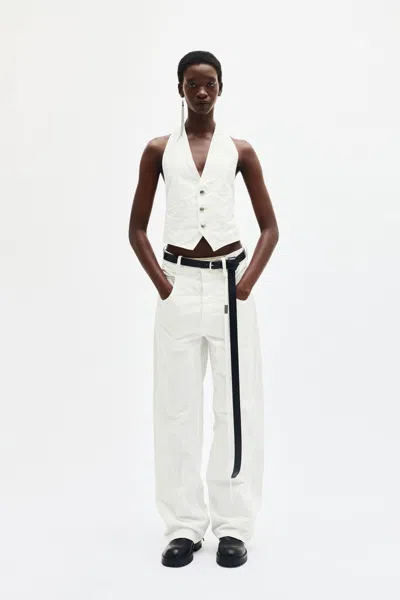 Ann Demeulemeester Monique Micro Waistcoat In Multicolor