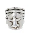 Ann Demeulemeester Mossa Flying Bird Stacked Ring In Silver