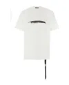 Ann Demeulemeester Graphic Print Oversize Cotton T-shirt In White