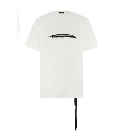 ANN DEMEULEMEESTER ANN DEMEULEMEESTER MOTIF PRINTED CREWNECK T-SHIRT