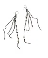 Ann Demeulemeester Multi-chain Earrings In Gold