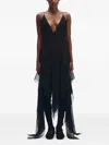 Ann Demeulemeester Multilayer Midi Slip Dress