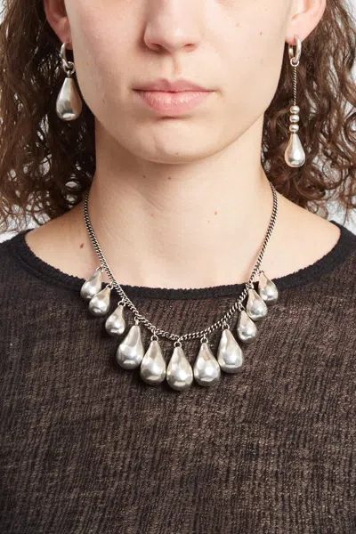 Ann Demeulemeester Nais Pearl Earrings In Multi