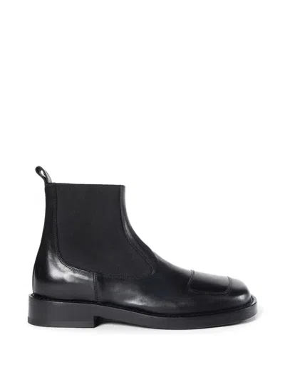 Ann Demeulemeester Nappa Leather Boots In Black