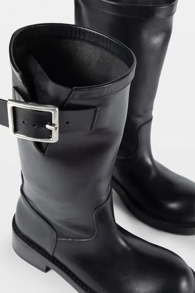 Ann Demeulemeester Neldor Engineer Boots In Black