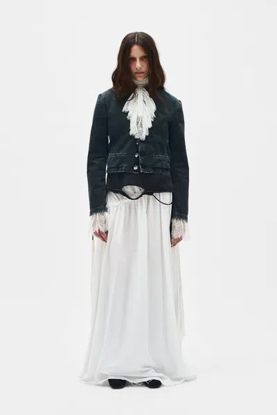 Ann Demeulemeester Neta Long Deconstructed Dress In Multicolor