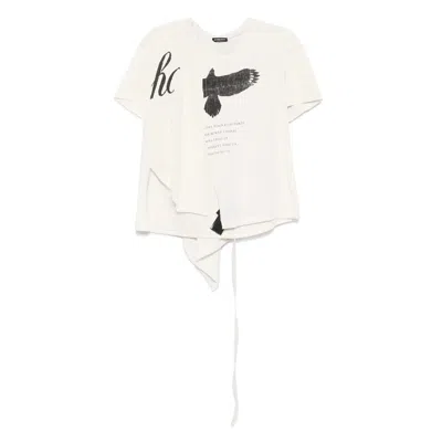 ANN DEMEULEMEESTER ANN DEMEULEMEESTER NEUTRALS TOPS - T-SHIRTS & JERSEYS WOMEN
