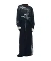 Ann Demeulemeester Matleen X-long Kaftan Dress In Black