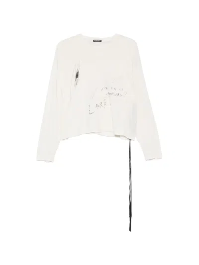 Ann Demeulemeester Nikita T-shirt In Yellow