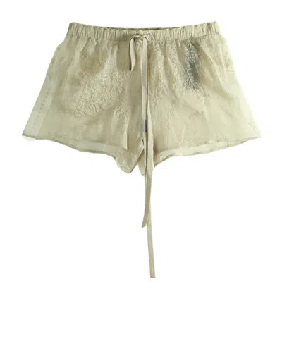 Ann Demeulemeester Nisa Micro Boxer Shorts In Green