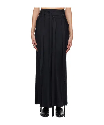 Ann Demeulemeester Nola Zipper Skirt In Black