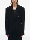 Ann Demeulemeester Norbert Blazer In Black