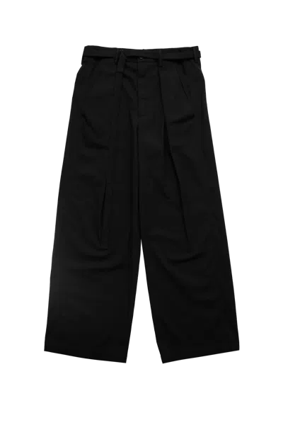 Ann Demeulemeester Norulf Workwear High Comfort Trousers Black