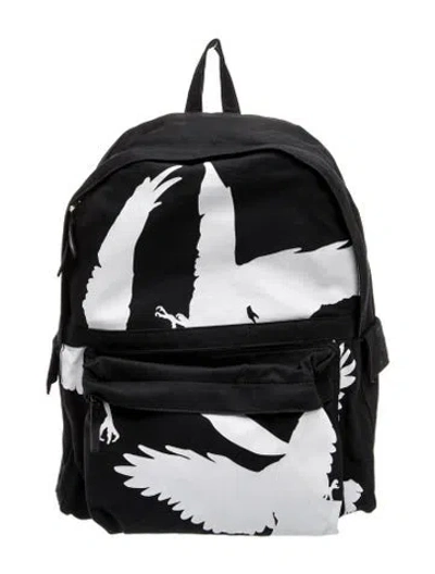 Pre-owned Ann Demeulemeester Nylon Backpack W/ Tags In Black